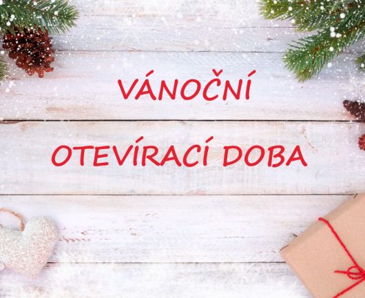 Provozní doba během vánočních svátků